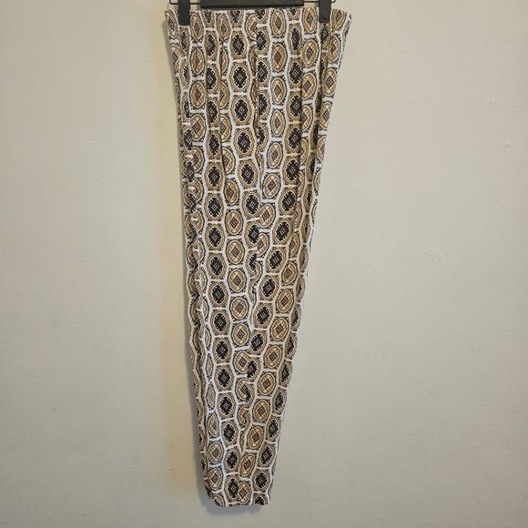 Options Melrose Tribal Print Boho Style Woman's Pants Small w/Pockets - Picture 3 of 3